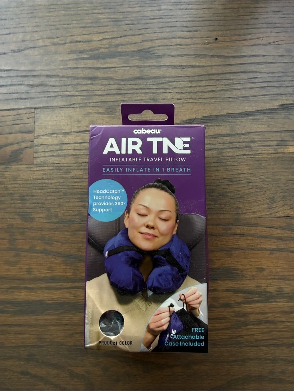 Cabeau Air Tne Inflatable Travel Pillow - Navy